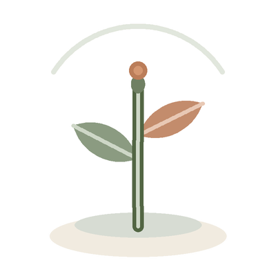 Decorative icon representing a path or journey to therapy